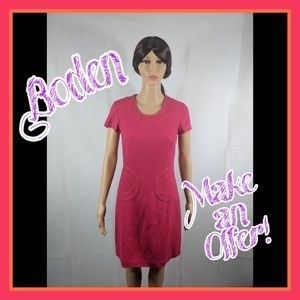 NWOT BODEN WOOL DRESS HIGH CONTRAST